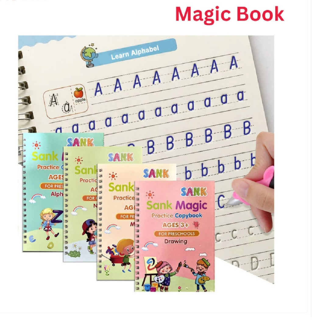 Kids Handwriting Magic Practice Book – Fun Way to Learn & Improve Writing!