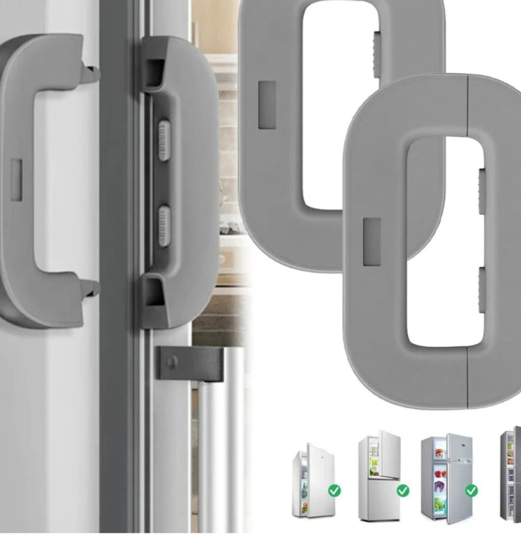 🔒 Refrigerator Safety Lock – One-Touch Easy Fridge Lock for Kids