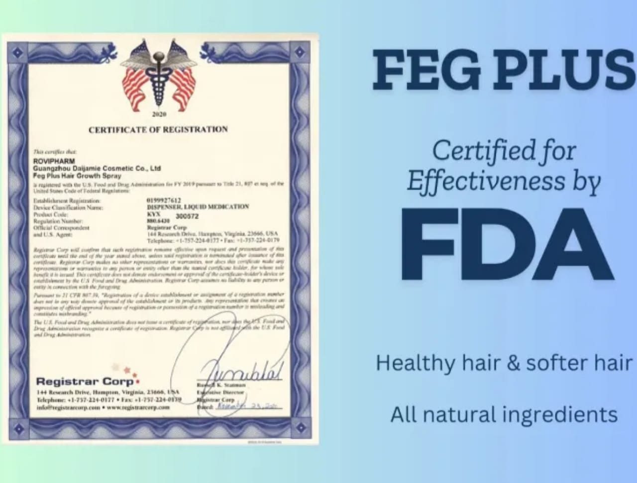 FEG Plus Hair Growth Spray