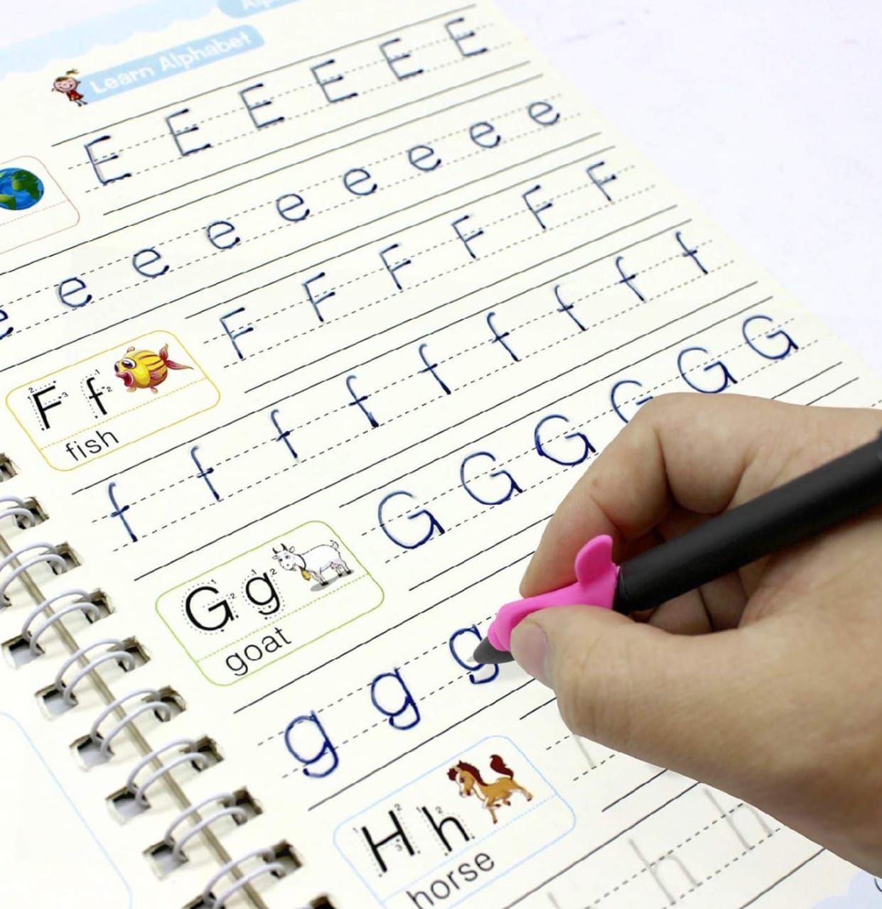 Kids Handwriting Magic Practice Book – Fun Way to Learn & Improve Writing!