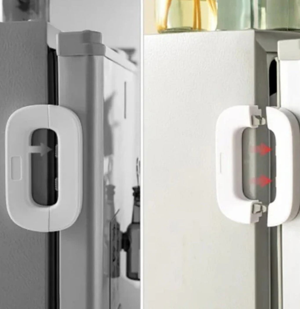 🔒 Refrigerator Safety Lock – One-Touch Easy Fridge Lock for Kids