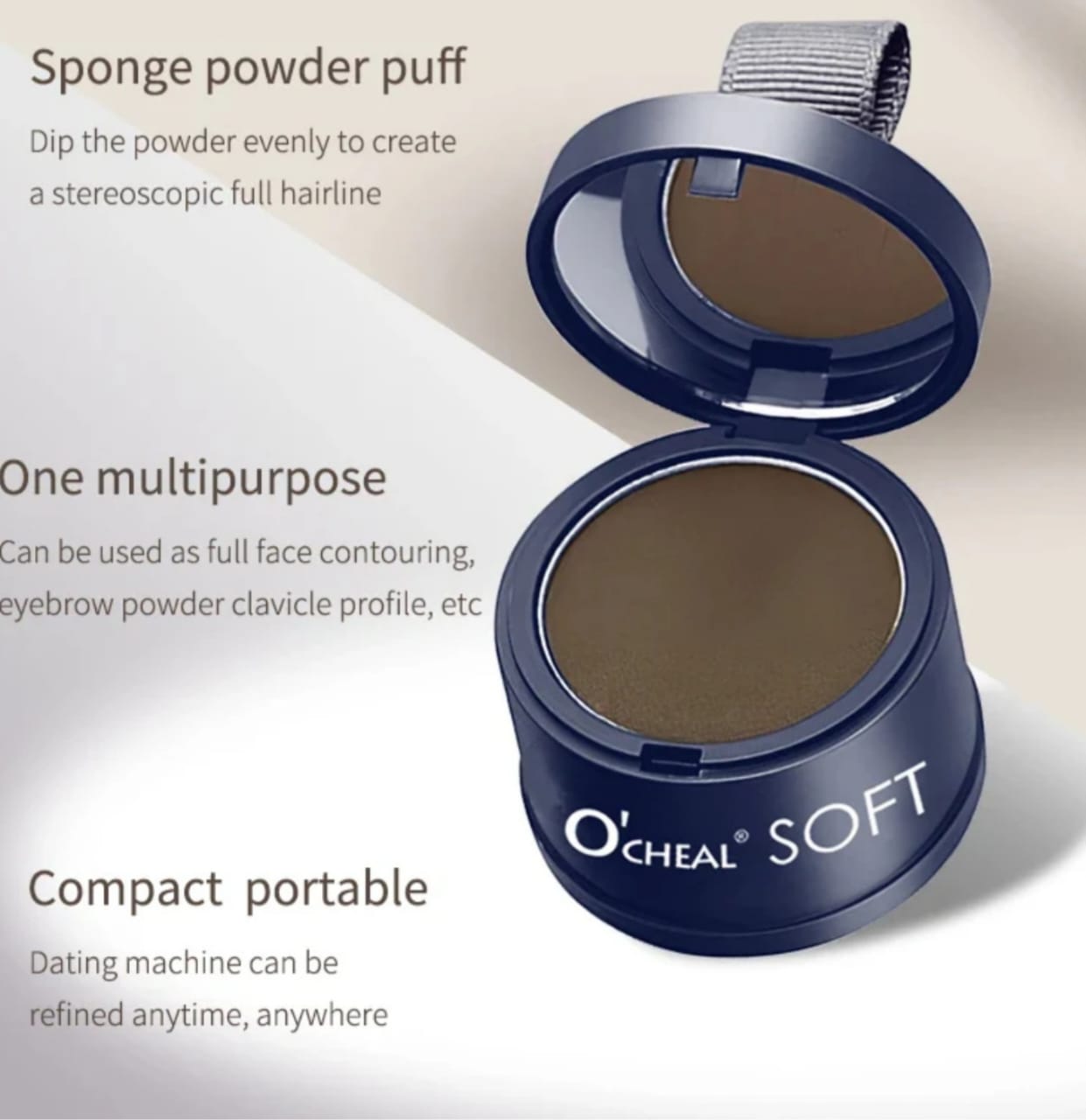 Waterproof Root Concealer Fluffy Hair Filling Powder Hairline Powder For Men &  Women
